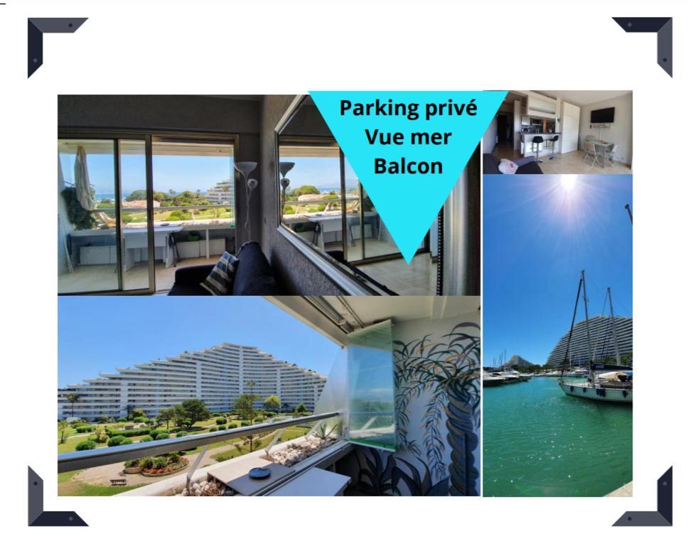 Lovely Apartment In Marina Baie Des Anges- Baronnet - Sew View, Free Parking Spaces On Site, Restaurants, Beach, Supermarket 빌뇌브루베 외부 사진